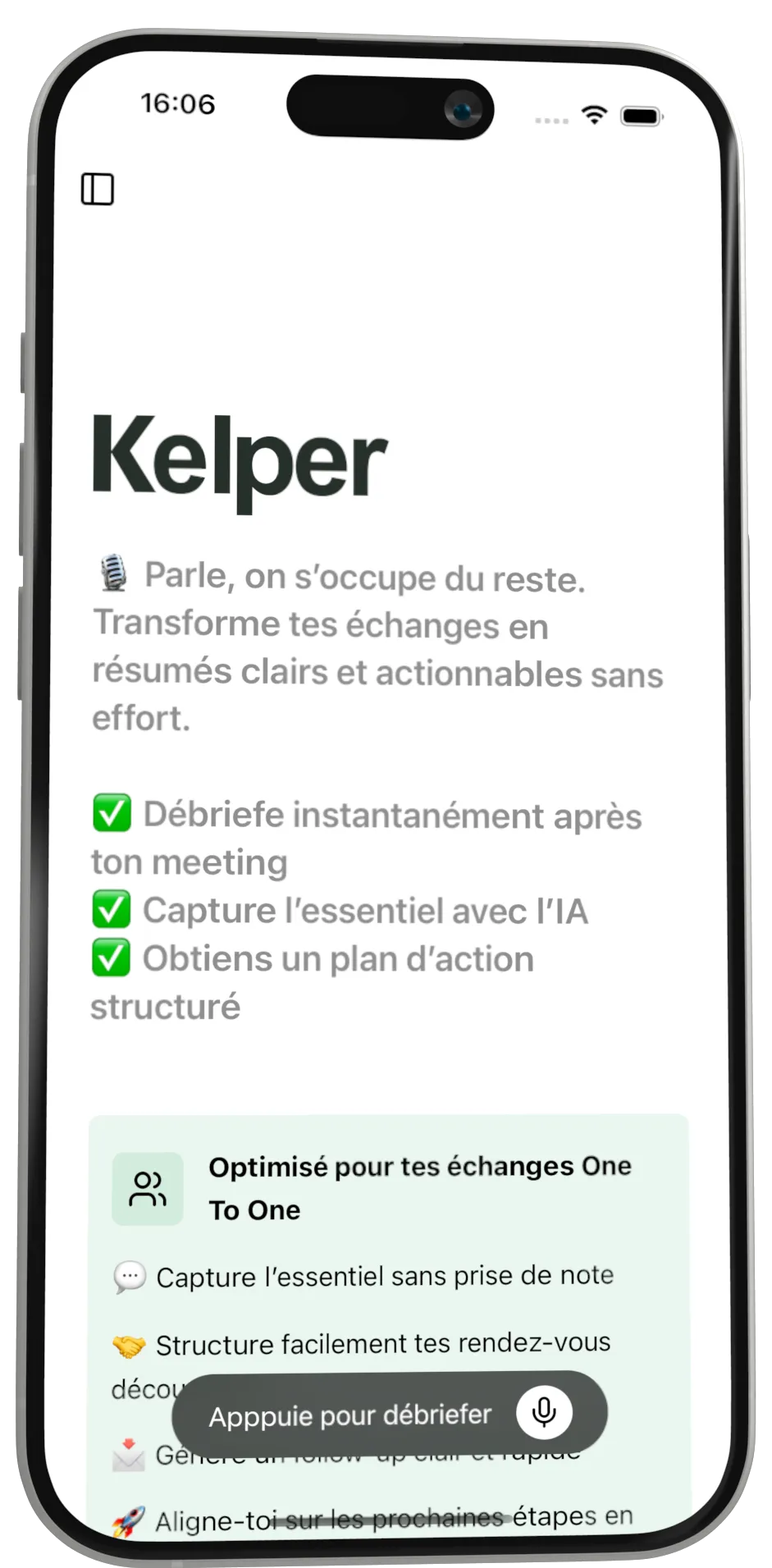 Capture d'écran du produit Kelper