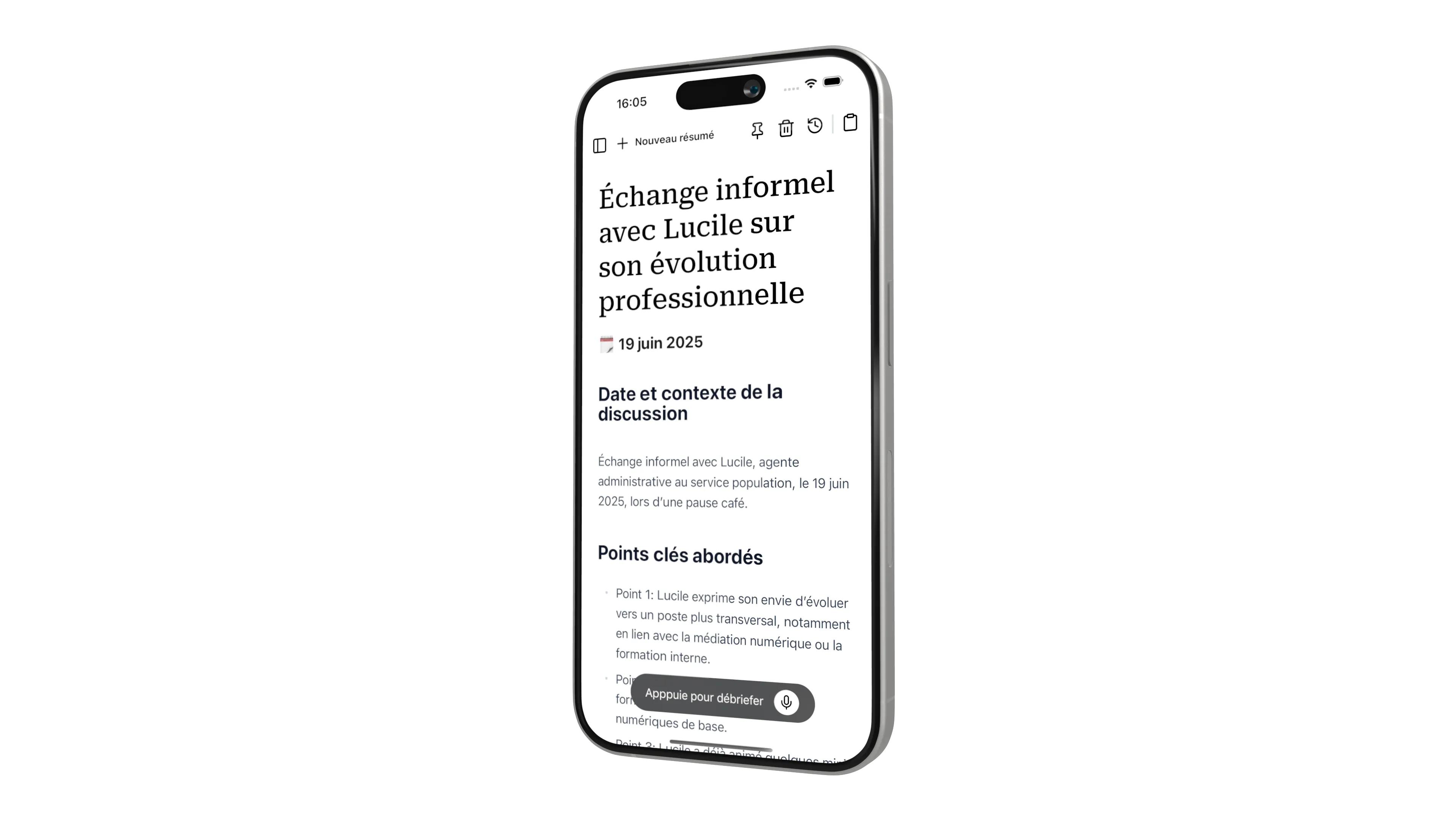 Screenshot de Kelper version Mobile