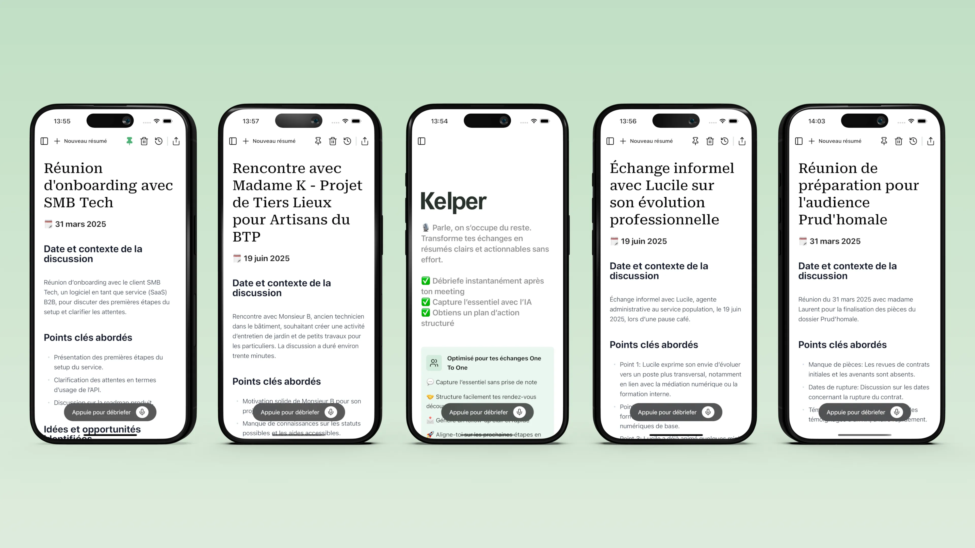 Exemples d'utilisation de Kelper